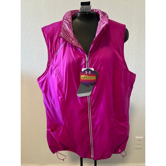 Under Armour Vest Jacket Cold Gear Infrared Womens Size Large New - Picture 2 of 5